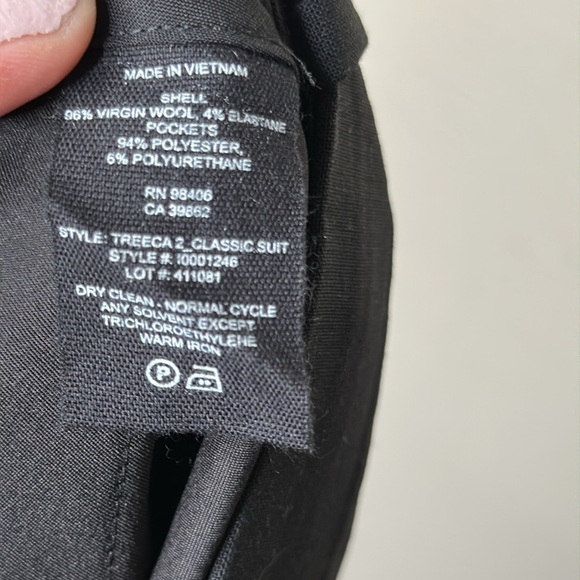 Theory Treeca 2 Crop Classic Suit Pants Black Size 6 - Picture 12 of 13